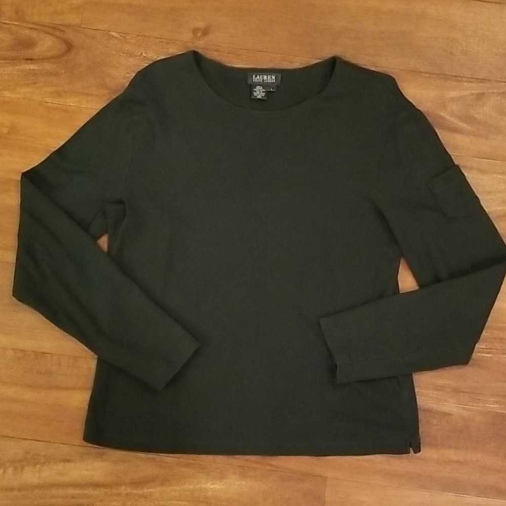 Lauren Ralph Lauren green top - Large